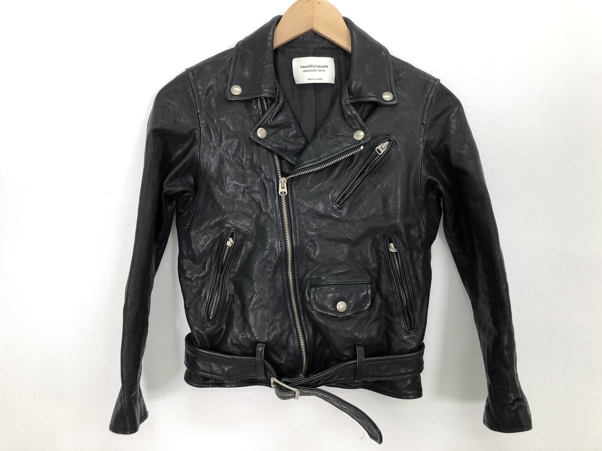 ビューティフルピープルの1825402401  shrink leather riders jacketの買取実績です。