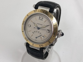 カルティエのW31012H3 パシャ38mm パワーリザーブ　時計の買取実績です。