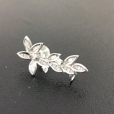 金 K18WG D0.38ct ダイヤモンド ピアス 買取実績です。