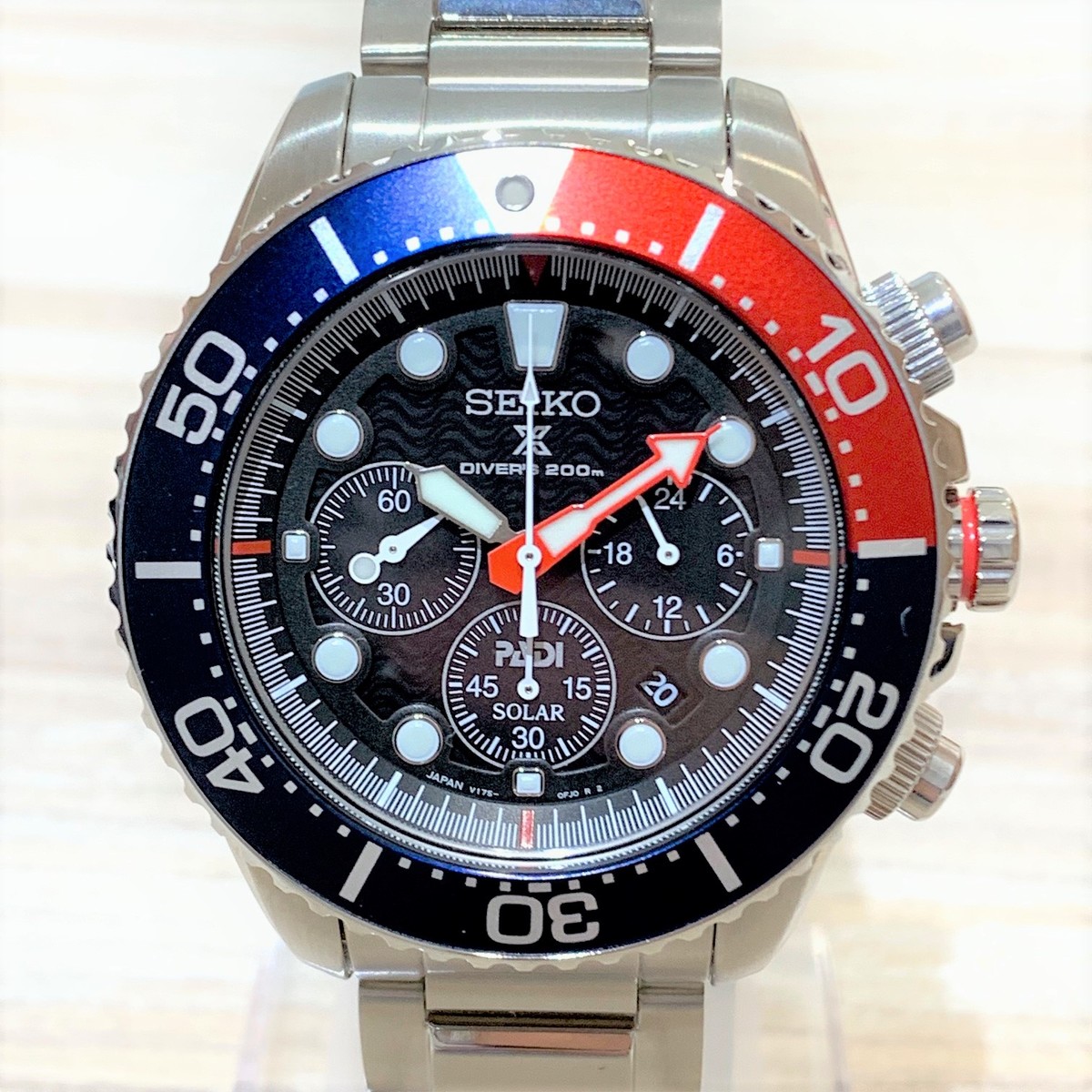 セイコーのSBDL051 プロスペックス PADI限定 ペプシベゼル 腕時計の買取実績です。