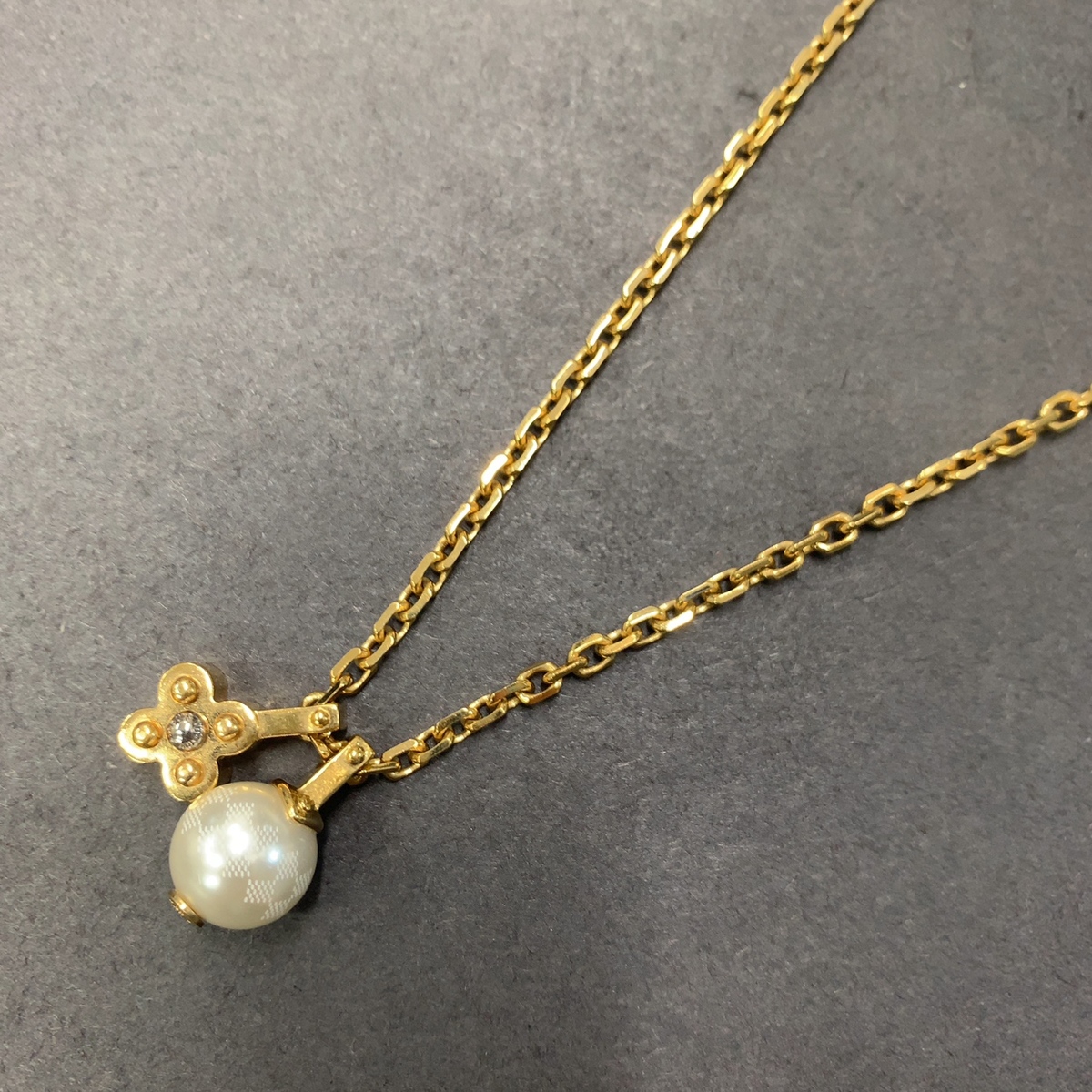 LOUIS VUITTON ルイヴィトン チャーミー ダミエ パール リング 指輪 10号