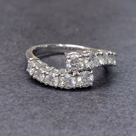 タサキのPt900　ダイヤ　0.93ct　リングの買取実績です。