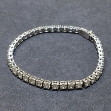 ダイヤモンド Pt850 10.00ct ダイヤモンド テニスブレスレット 買取実績です。