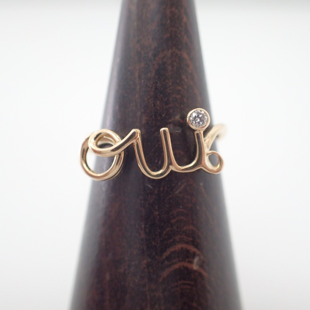 クリスチャンディオールのブランドジュエリーの750 0 03ct 1pダイヤモンド Oui リング 11号の買取実績です 19 年10月16日公開の情報です エコスタイル