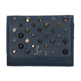 クリスチャンルブタンのMacaron tri-fold embellished leather wallet　スター スクエア マルチスタッズ コンパクトウォレットの買取実績です。