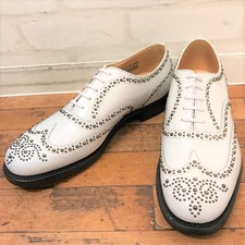 チャーチ ホワイト BURWOOD MET フルブローグシューズ 買取実績です。