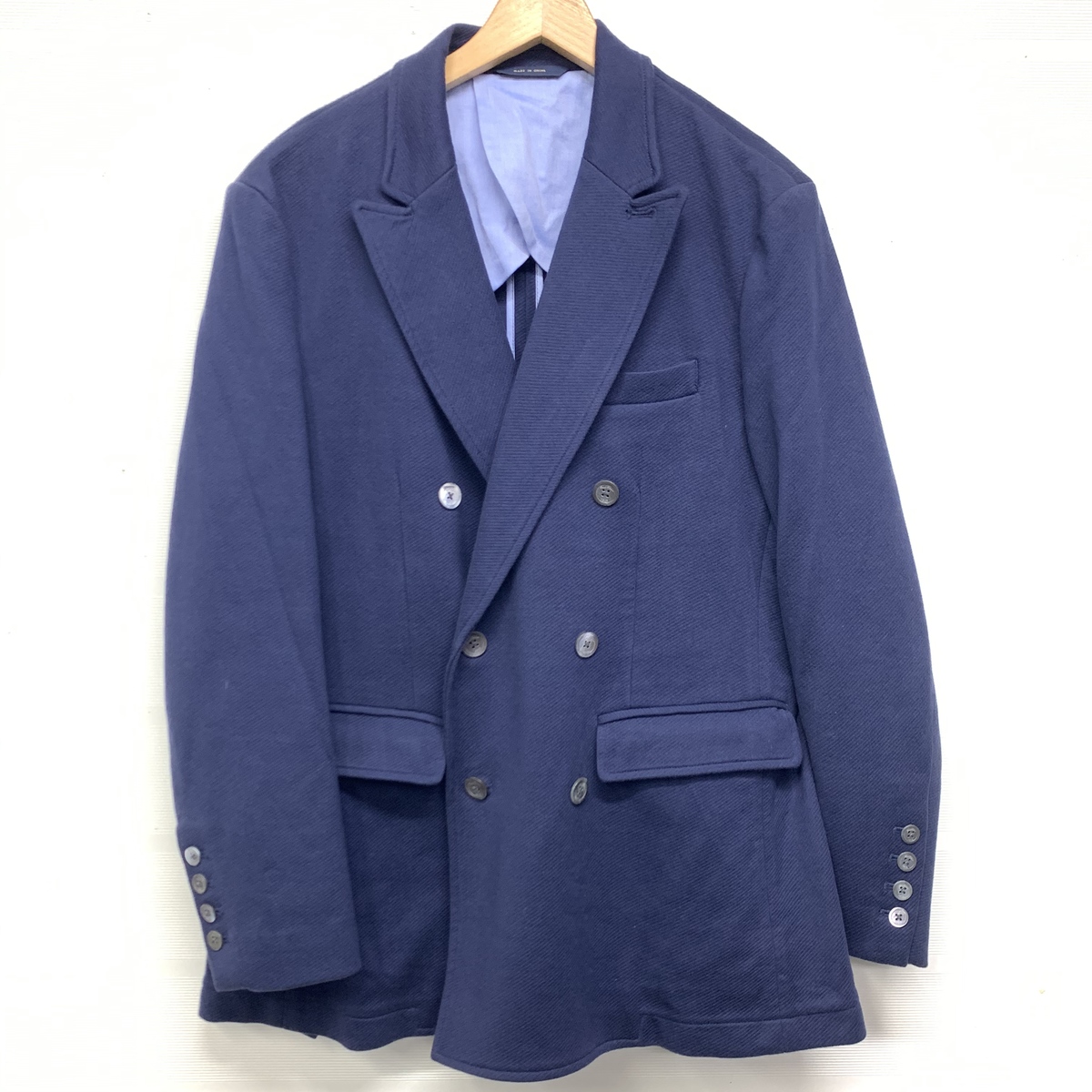 ブルックスブラザーズの洋服の16年 ネイビー コットン100 ダブルジャケットの買取実績です 2019年11月20日公開の情報です エコスタイル