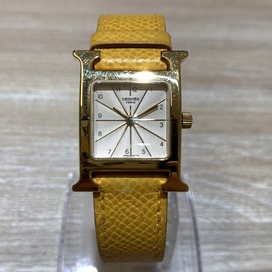 エルメスのゴールド　HH1.210　Hウォッチ　□A　の買取実績です。