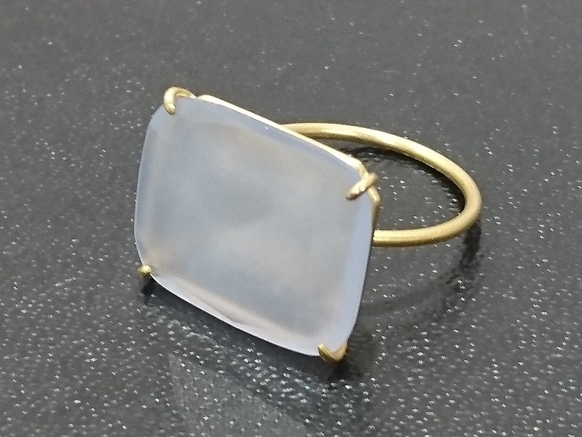 薗部悦子 etsuko sonobe エツコソノベ アクアマリン ピアス 薗部悦子