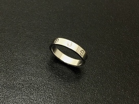 カルティエのK18WG 1PD ラブリングの買取実績です。