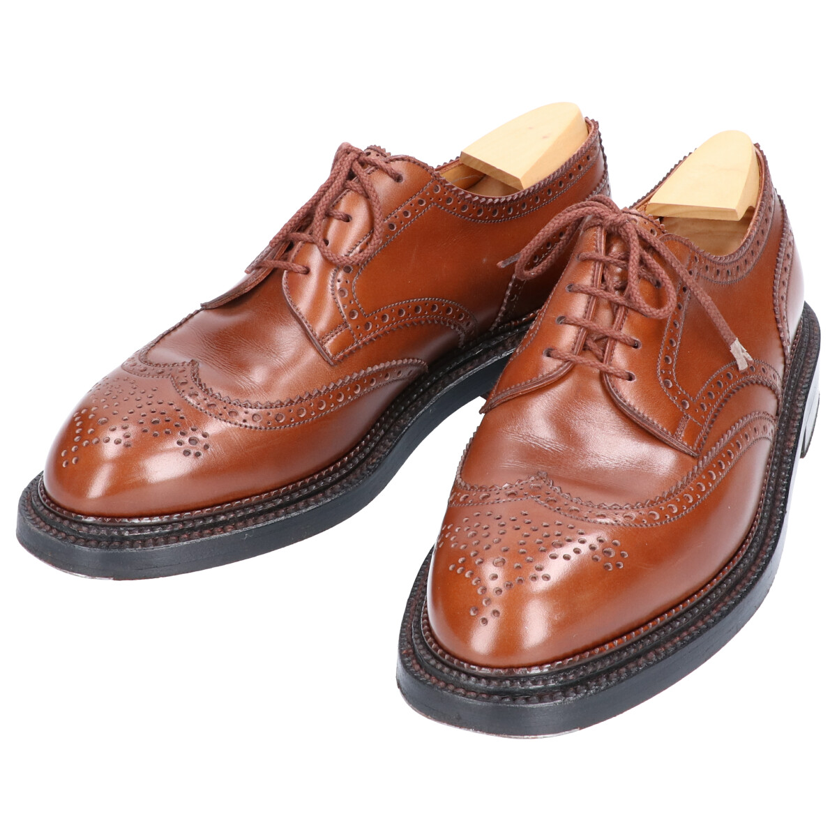 JM WESTON ウェストン590 フルブローグ 美品 極上☆J.M.ウェストン 5.5D【現行定価￥169,400-☆402/フローラ