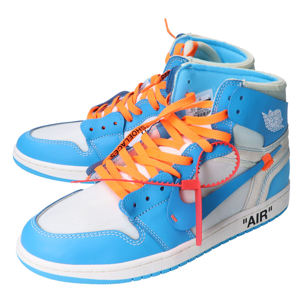 ナイキの×オフホワイト　AQ0818-148 AIR JORDAN 1 ×OFF-WHITE NRG　28.5cmの買取実績です。