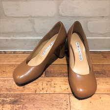 ペリーコ 19年 茶 レザー スクエアトゥ パンプス 買取実績です。