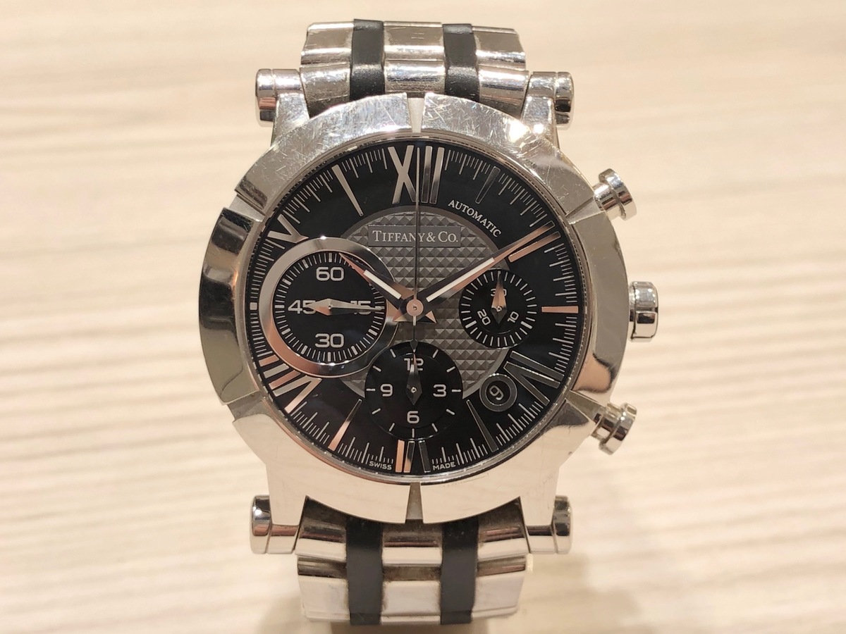 ティファニーのS/S アトラス ジェント クロノグラフ 自動巻き腕時計の買取実績です。