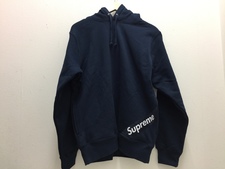 シュプリーム ネイビー Corner Label Hooded Sweatshirt 買取実績です。