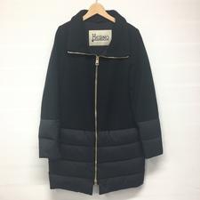 ヘルノ PI0387D ウール×ナイロン切替のダウンコート 買取実績です。