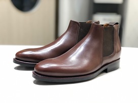 ジャランスリワヤのブラウン 98411 11120ラスト サイドゴアブーツの買取実績です。