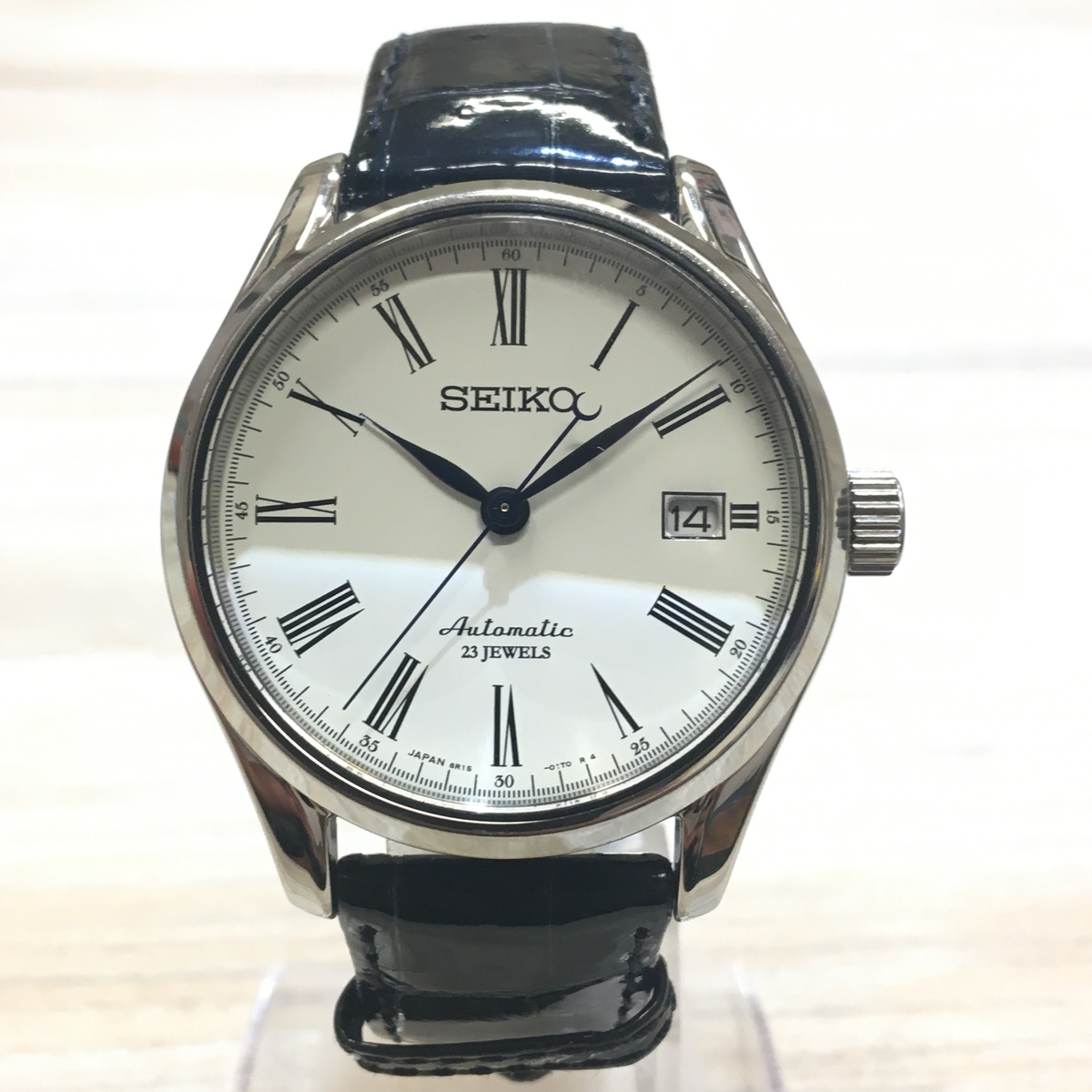 セイコーのレサージュ SARX019 6R15-02P0 琺瑯ダイヤル 自動巻き 腕時計の買取実績です。