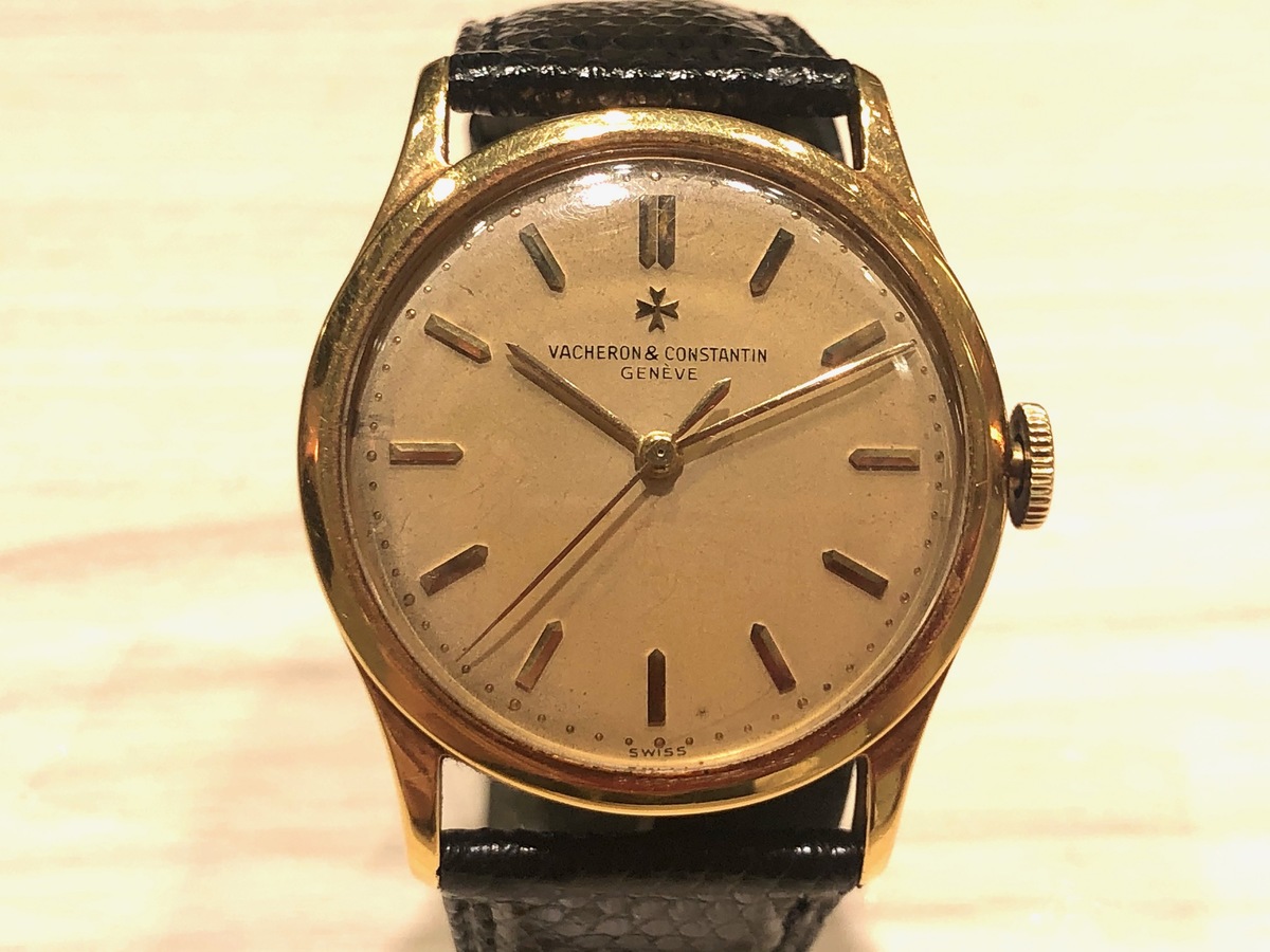 ヴァシュロンコンスタンタンのK18YG cal:P454 手巻き ビンテージ 腕時計の買取実績です。
