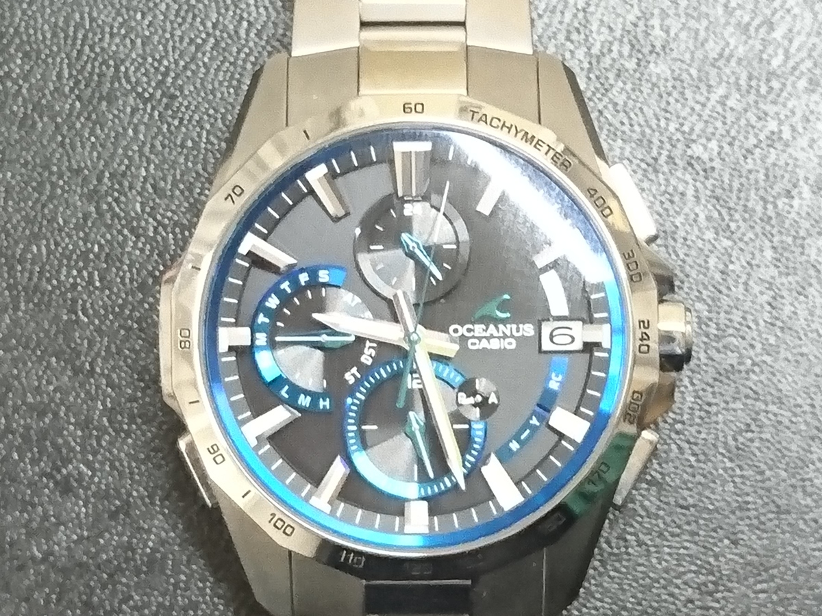 カシオのOCW-S4000-1AJF オシアナス マンタ bluetooth対応 腕時計の買取実績です。