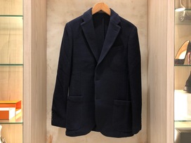 イレブンティのネイビー 979JA3003 メランジ ジャージジャケット #48の買取実績です。