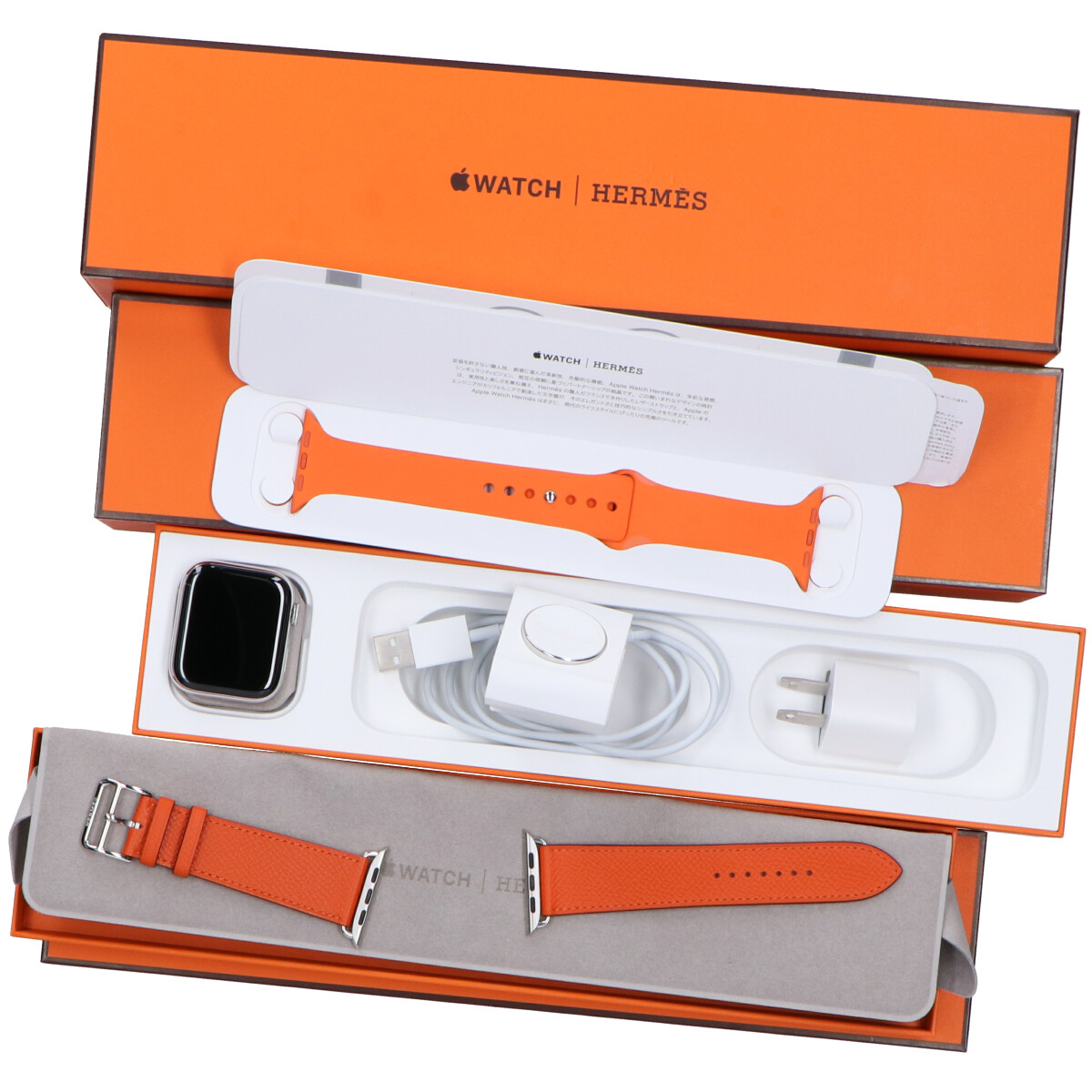 アップルウォッチのApple Watch Hermes Series5 GPS+Cellularモデル 44mmの買取実績です。