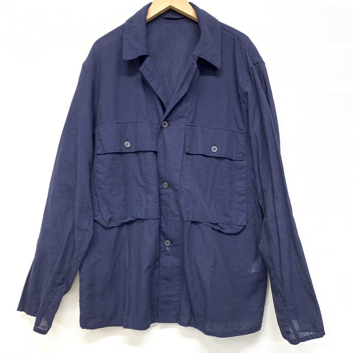 comoliベタシャンユーティリティジャケット　navy COMOLI / コモリ | ベタシャン ユーティリティジャケット - Navy