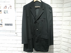ヨウジヤマモトの06年SS ベースボール期 ジップデザイン ダブルブレストコートの買取実績です。