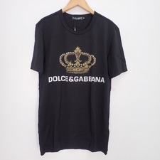 ドルチェ&ガッバーナ G8IG9T FH7OR ロゴ・クラウンプリント クルーネック半袖Tシャツ 買取実績です。