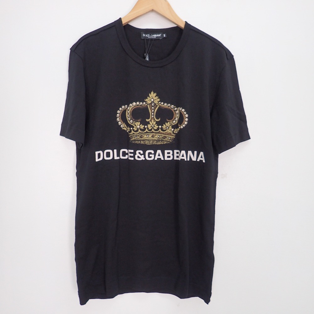 ドルチェ&ガッバーナのG8IG9T FH7OR ロゴ・クラウンプリント クルーネック半袖Tシャツの買取実績です。