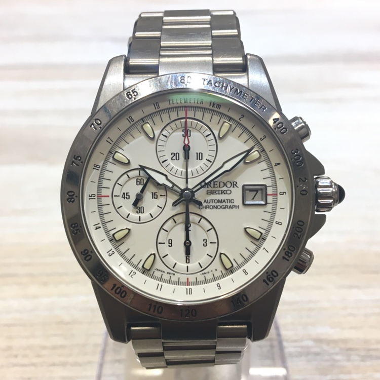 セイコーのGCBP999 6S78-0A20 クレドールフェニックス クロノグラフ チタン 自動巻き 腕時計の買取実績です。