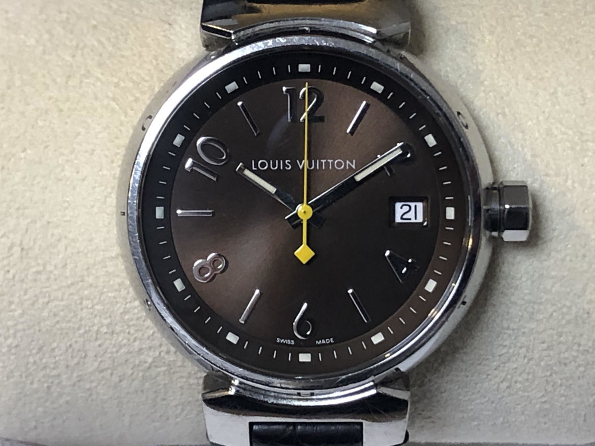 ルイヴィトンのQ1311　タンブール　ステンレス　クオーツ時計の買取実績です。