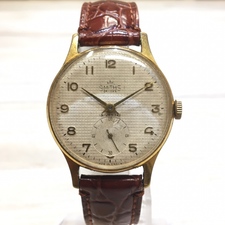 スミスのデラックス 15Jewelsのスモールセコンド手巻き腕時計を銀座本店で買取いたしました。状態は若干の使用感がある中古品です。
