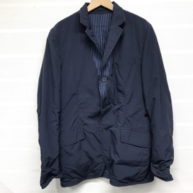 ラルディーニのネイビー×ストライプ P5.RECANATI リバーシブルジャケットの買取実績です。
