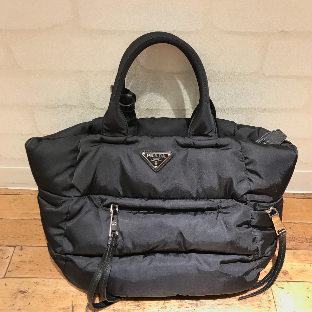 PRADA プラダ テスート ボンバー 2way ショルダー レディース - icaten.gob.mx