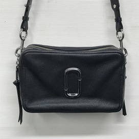 マークジェイコブスの黒　M0014592-053-1SZ　ザソフトショットザ27　レザーショルダーバッグの買取実績です。