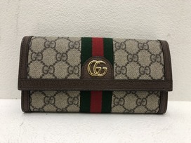 グッチのオフィディア GG コンチネンタルウォレット 2つ折り長財布　の買取実績です。