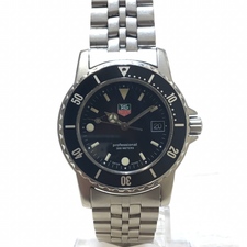 タグホイヤーのプロフェッショナルシリーズ、980.108 レディース ダイバース仕様の腕時計をエコスタイル銀座本店で買取いたしました。状態は使用に支障をきたすジャンク品です。