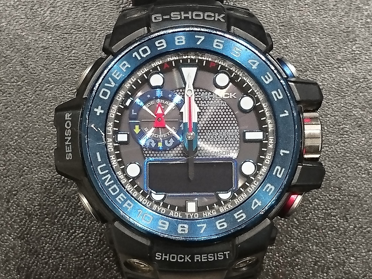 G-SHOCKのGWN-1000B-1BJF ガルフマスター トリプルセンサーの買取実績です。