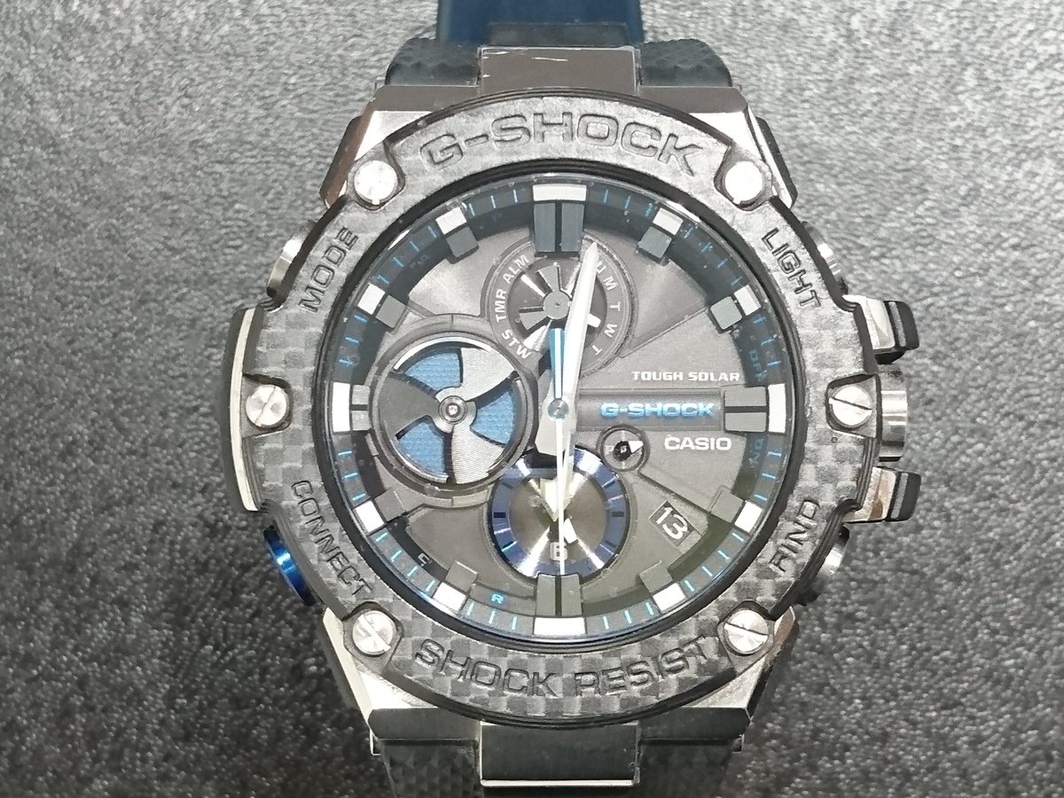 G-SHOCKのGST-B100XA-1AJF G-STEEL Bluetooth搭載 タフネス