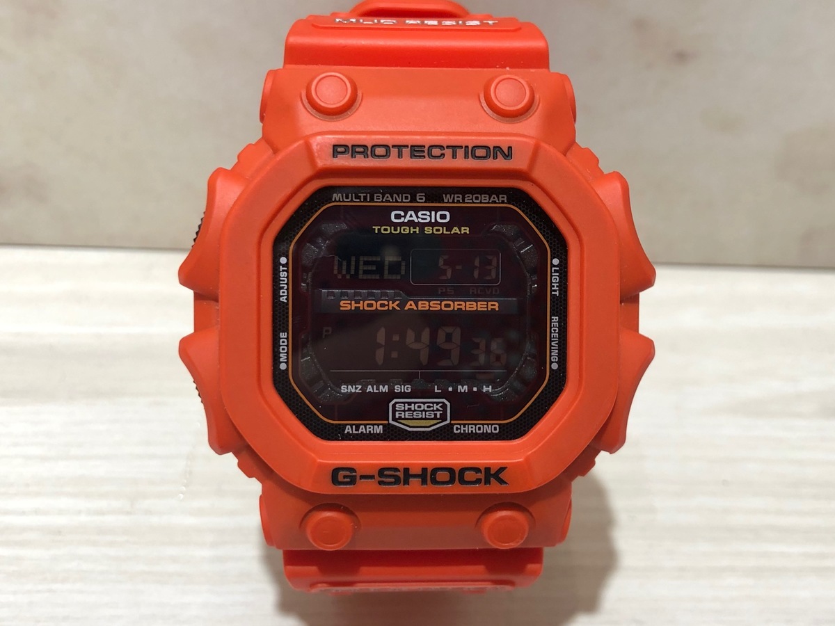 G-SHOCKのレスキューオレンジ GXW-56-4JF 電波タフソーラー 腕時計の買取実績です。