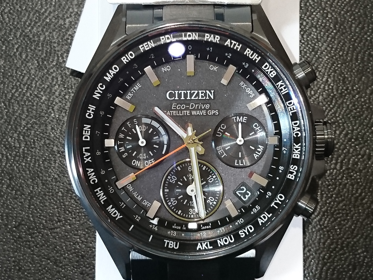 シチズンの時計のcc4004 58e アテッサ スーパーチタニウム クロノ エコドライブ ブラックチタンの買取実績です 年5月23日公開の情報です エコスタイル