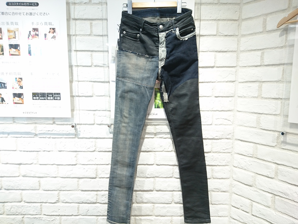 リックオウエンスの19年SS RR19S2311 Babel Tyrone Jeans 異素材MIX スキニーデニムの買取実績です。