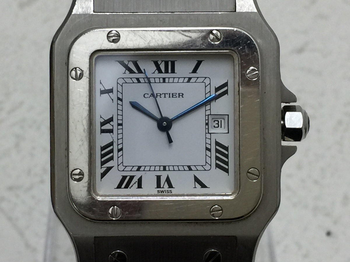 カルティエのW20055D6 サントス ガルベLM 自動巻き 腕時計の買取実績です。