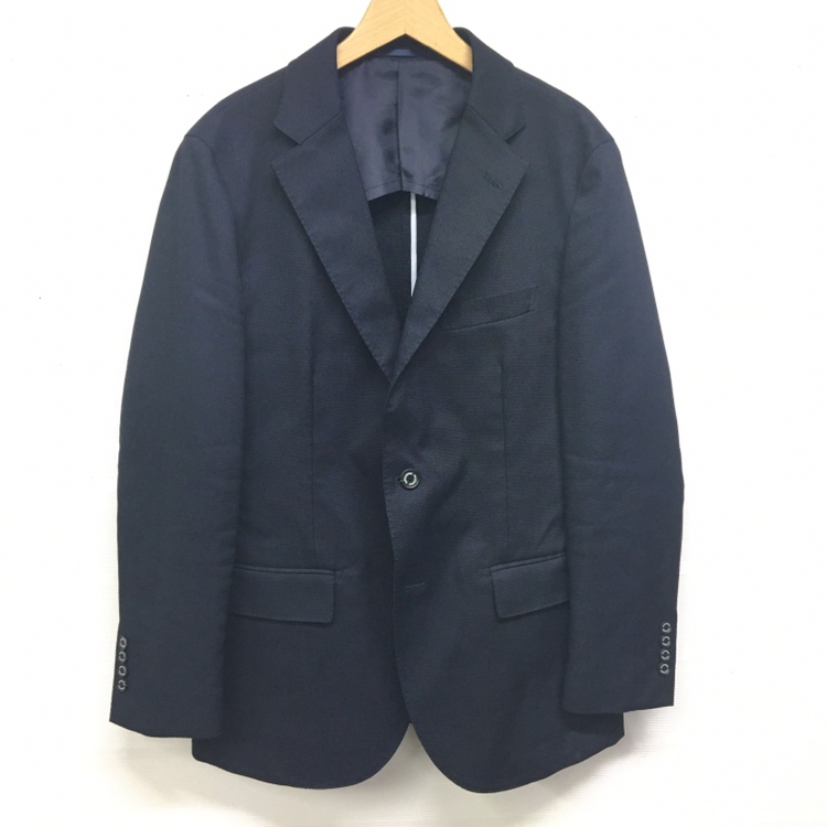 人気】マッキントッシュ トロッター 紺 セットアップ M バーズアイ 38