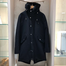 エコスタイル渋谷店で、ディオールオムの2018年秋冬のカシミヤウールフード付きコート(733C375C3183)を買取ました。状態は綺麗な状態の中古美品です。