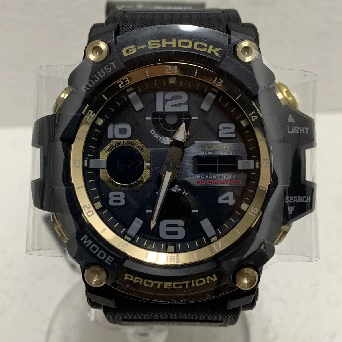 G-SHOCKの2018年　ブラック×ゴールド　 MUDMASTER　マッドマスター　GWG-100GB-1AJF　タフソーラー　腕時計の買取実績です。