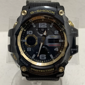 G-SHOCK(gショック)の2018年　ブラック×ゴールド　 MUDMASTER　マッドマスター　GWG-100GB-1AJF　タフソーラー　腕時計の買取実績です。