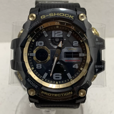 G-SHOCK(gショック) 2018年　ブラック×ゴールド　 MUDMASTER　マッドマスター　GWG-100GB-1AJF　タフソーラー　腕時計 買取実績です。