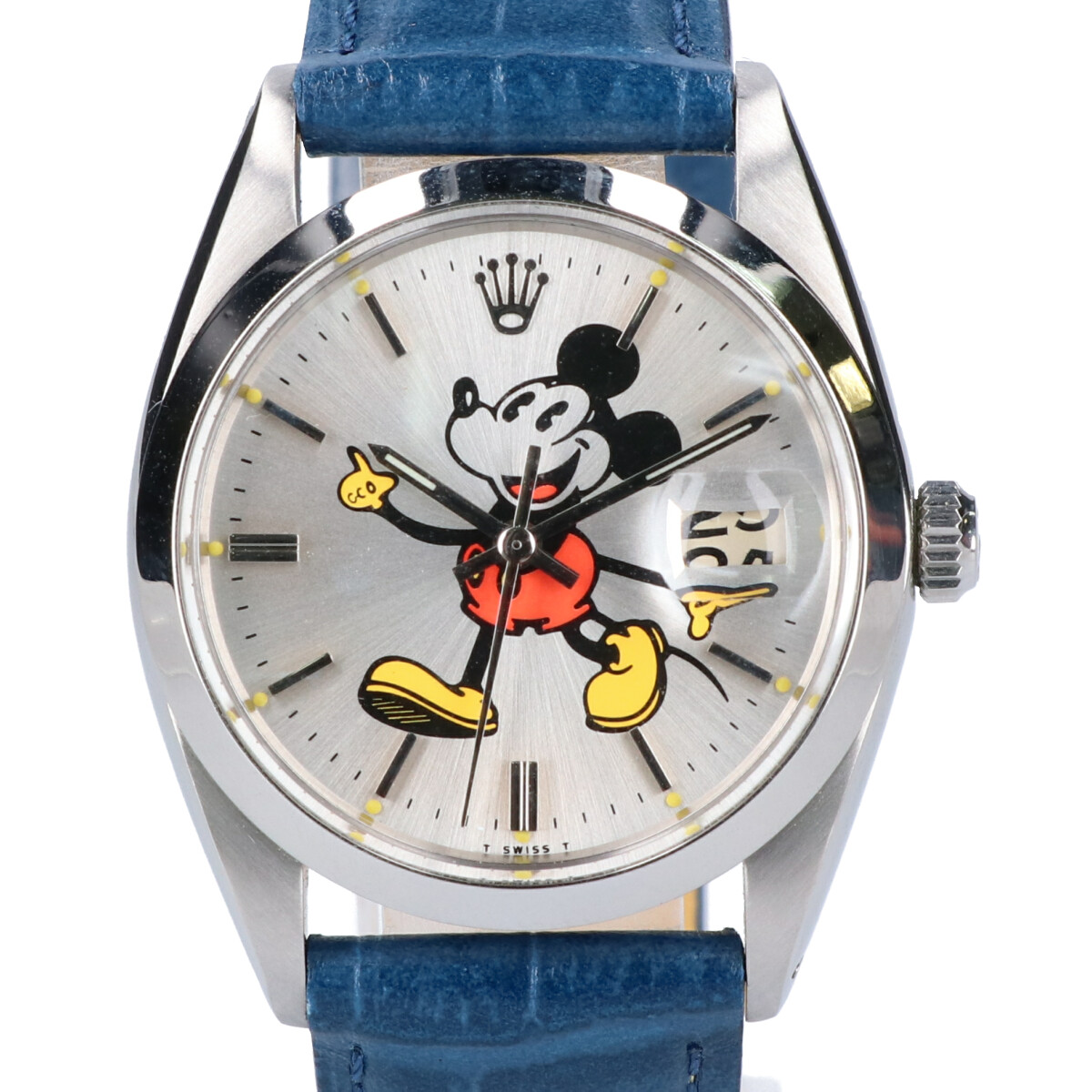 ロレックスのRef.6694 Cal.1225 ミッキーリダンダイヤル オイスターデイト プレシジョン 手巻き腕時計の買取実績です。